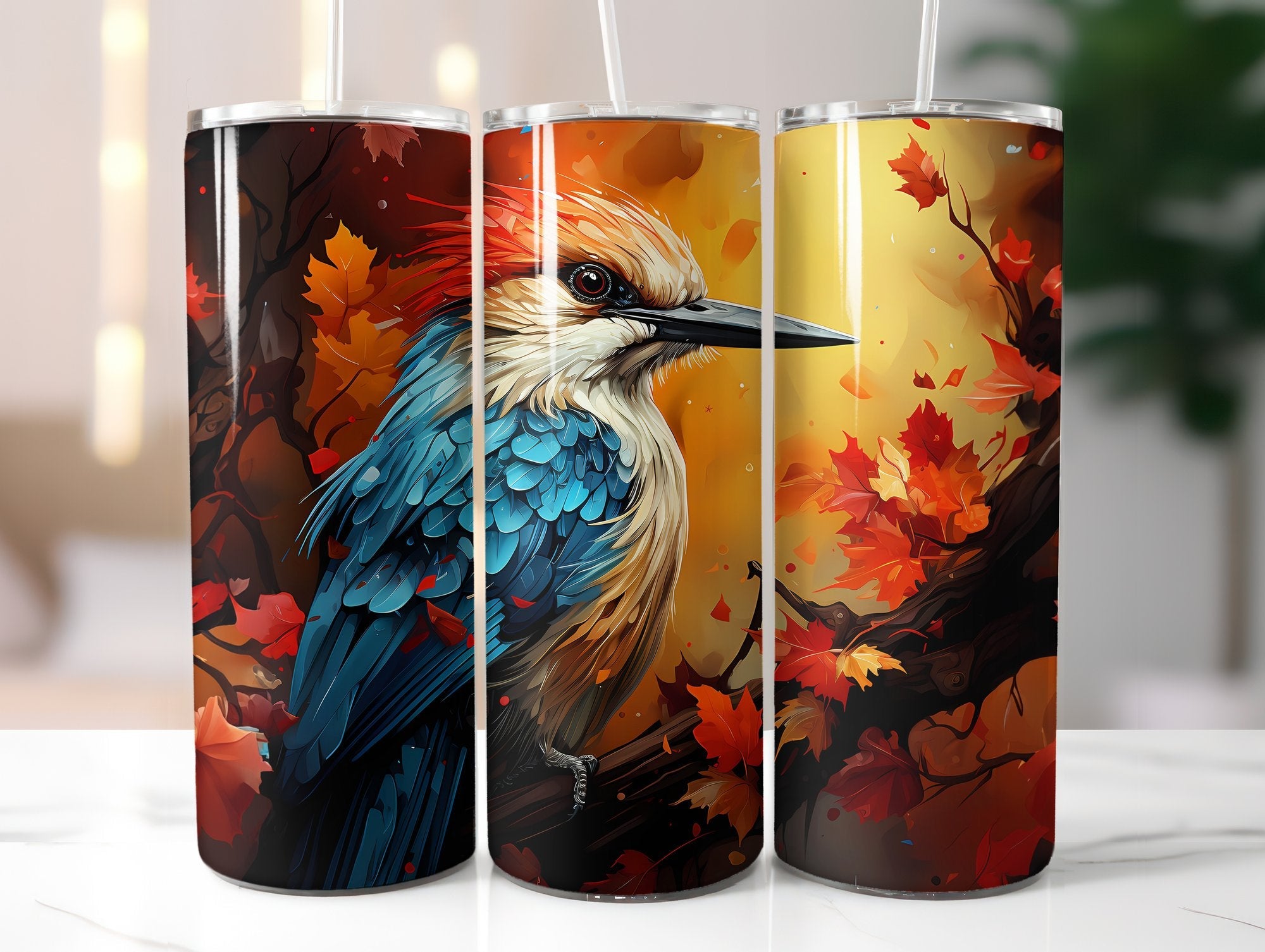 Fall Wildlife Tumbler Wrap - CraftNest