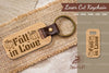 Fall in Love Laser Cut Keychain Design Bundle