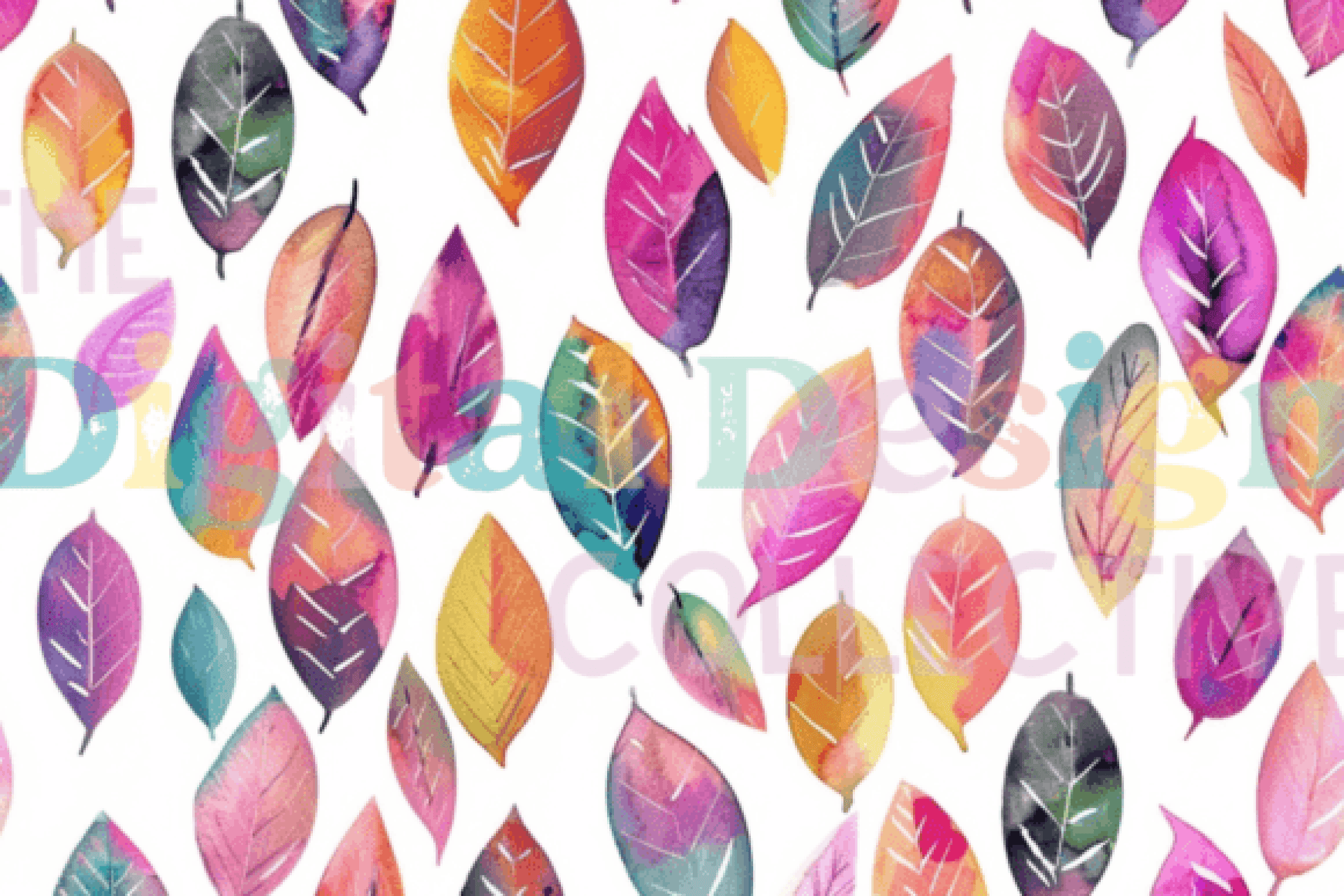 Falling Leaves Seamless Digital Paper - CraftNest - Digital Crafting and Art
