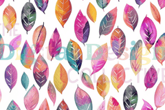 Falling Leaves Seamless Digital Paper - CraftNest - Digital Crafting and Art