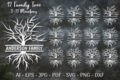 Family Tree Sign SVG Bundle - CraftNest - Digital Crafting and Art