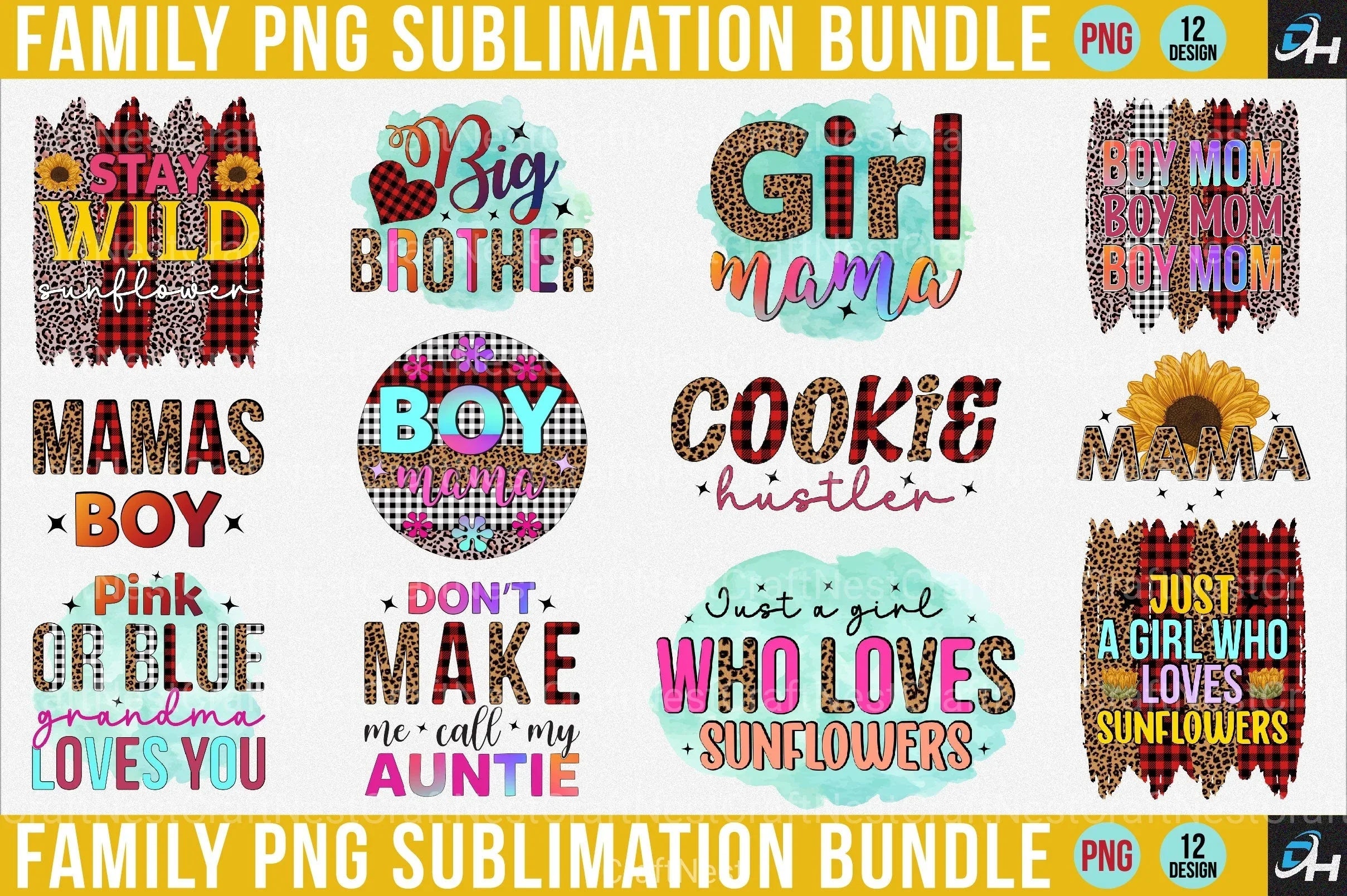 Family Clipart Bundle Collection - CraftNest - Digital Crafting and Art