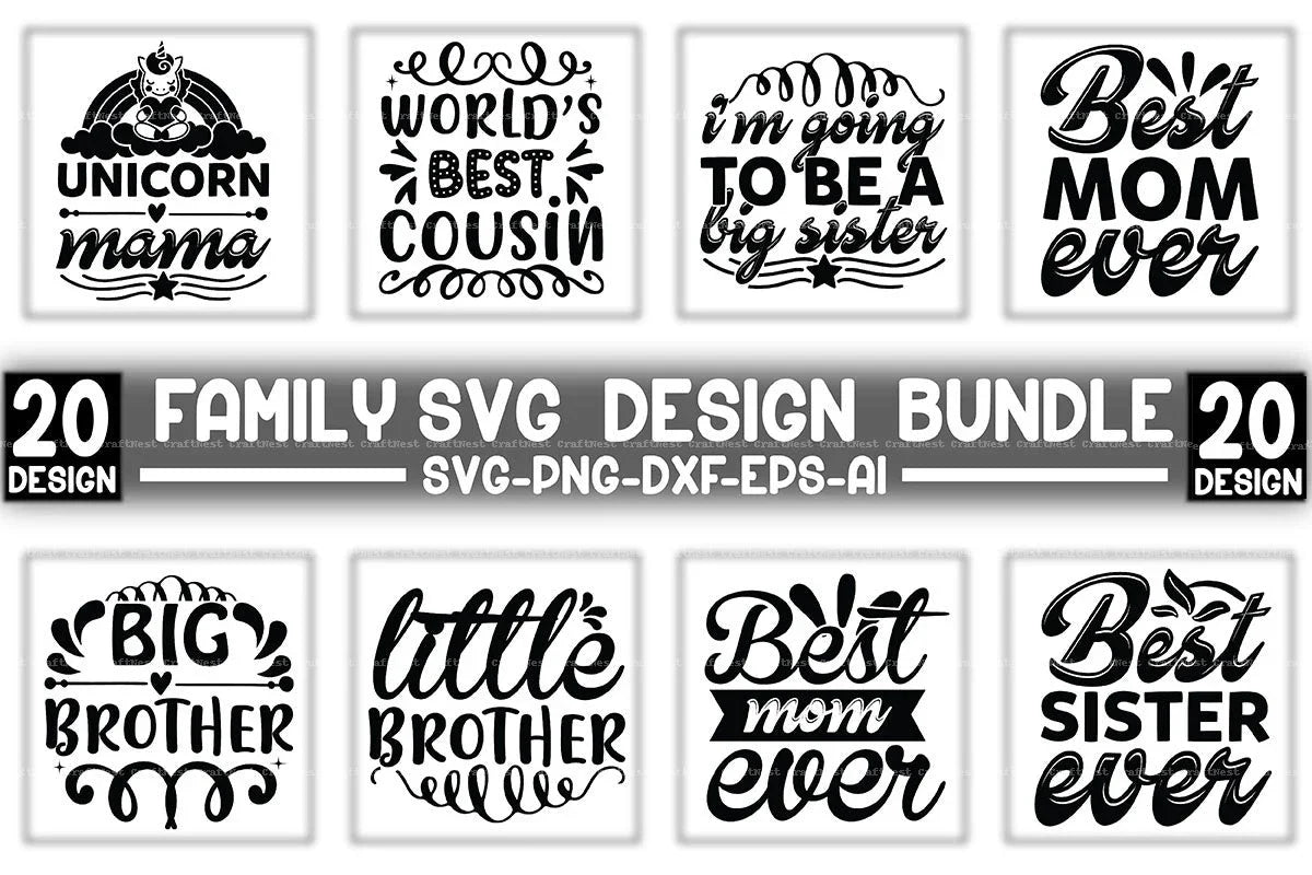 Family Design SVG Bundle