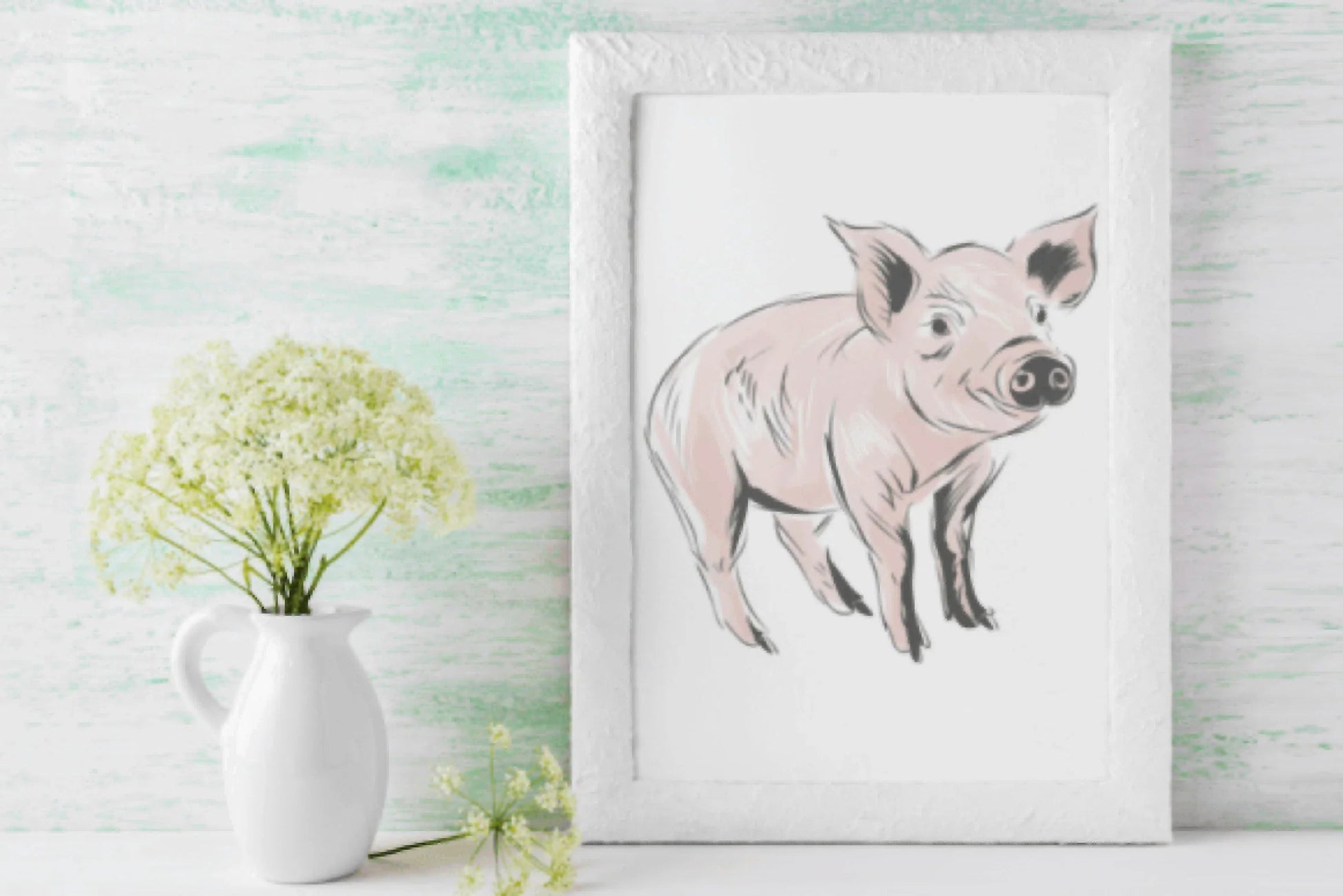 Adorable Farm Pig Clipart Bundle - CraftNest - Digital Crafting and Art