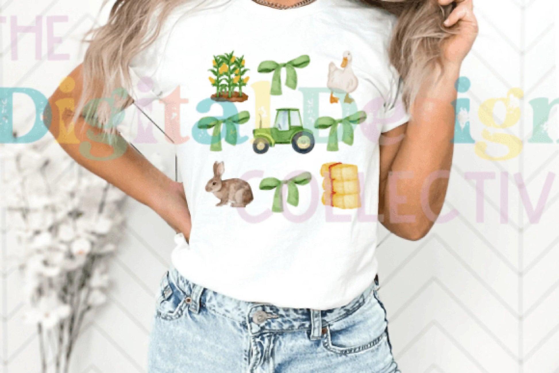 Charming Coquette Farm Animals Clipart Bundle - CraftNest - Digital Crafting and Art