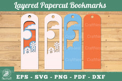 Farm House Layered Papercut Bookmarks Clipart Bundle - CraftNest - Digital Crafting and Art