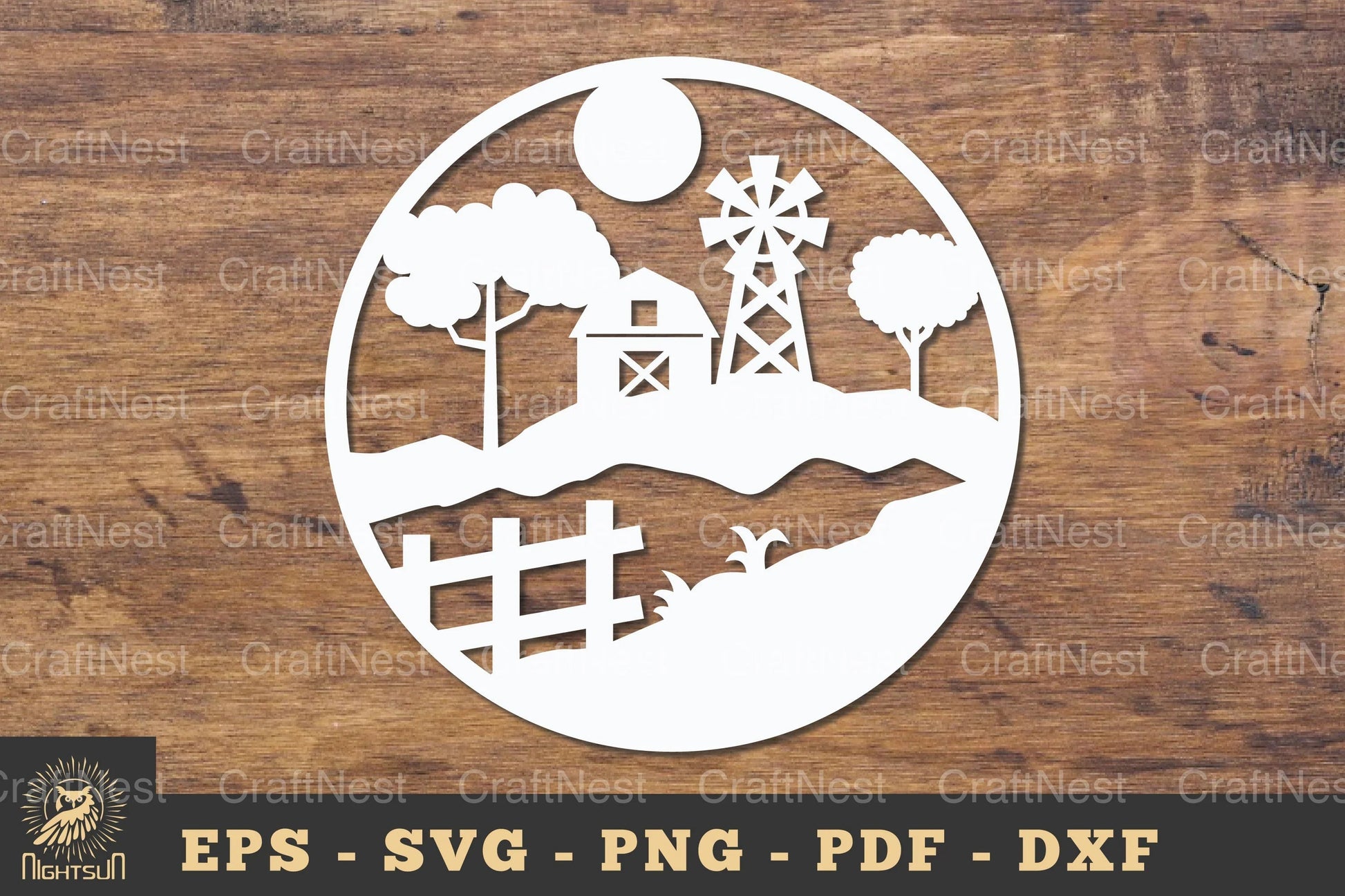 Farm House Papercut SVG Bundle - CraftNest - Digital Crafting and Art
