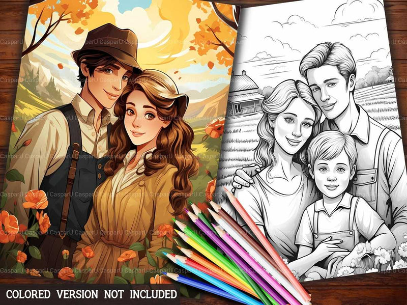 Farm Valentines Day Coloring Books - CraftNest