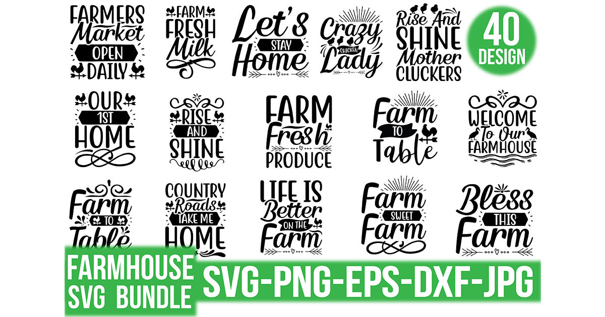Farmhouse SVG Bundle 5