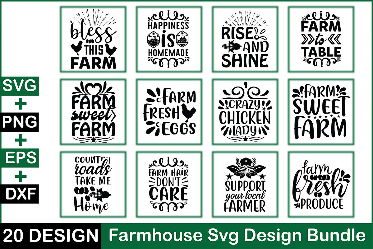 Farmhouse SVG Bundle 6