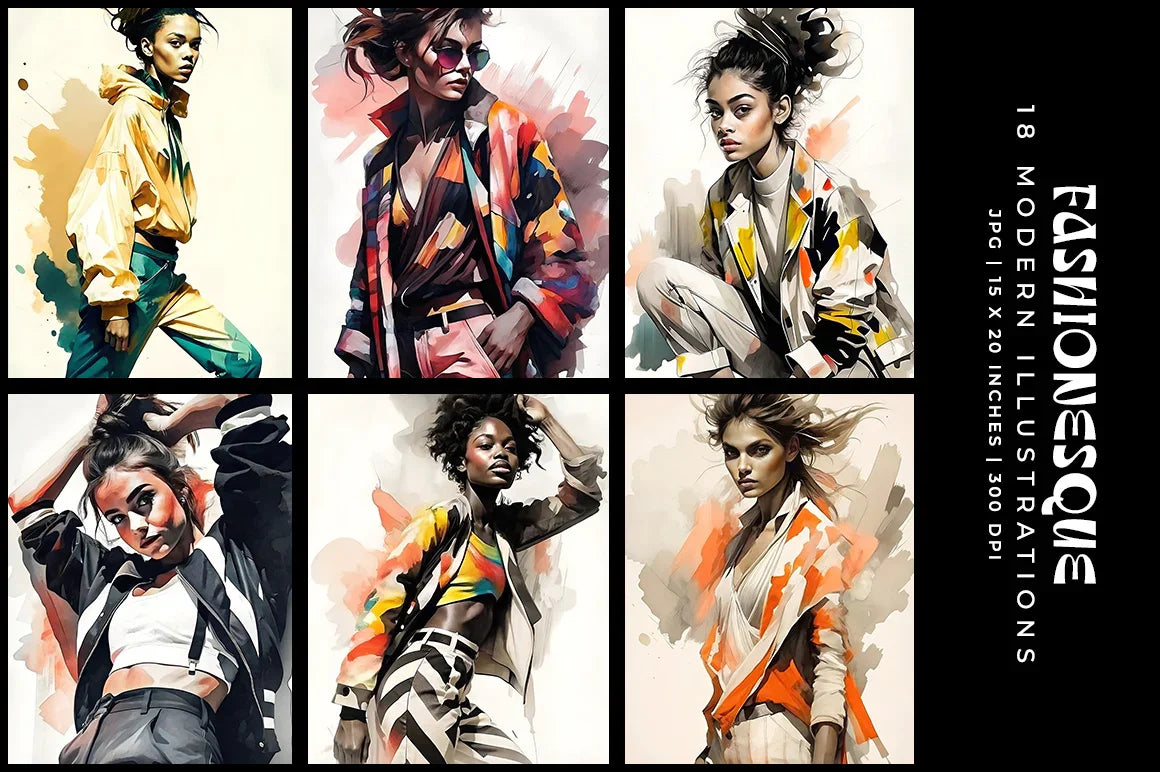 Fashionesque - Wall Art - CraftNest - Digital Crafting and Art