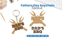 Father's Day Keychain Laser Cut SVG Bundle - CraftNest - Digital Crafting and Art