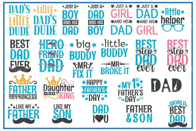 Father's Day SVG Bundle - CraftNest - Digital Crafting and Art