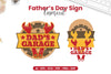 Father's Day Sign Laser Cut SVG Bundle