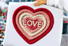 Faux Yarn Valentine Heart Clipart Bundle