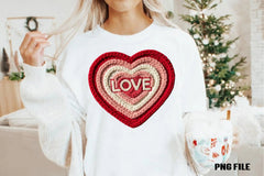 Faux Yarn Valentine Heart Clipart Bundle - CraftNest - Digital Crafting and Art