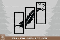 Feather Home Decor SVG Bundle - CraftNest - Digital Crafting and Art