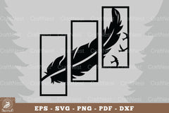Feather Home Decor SVG Bundle - CraftNest - Digital Crafting and Art