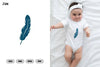Feather Scandinavian Doodle Clipart Bundle