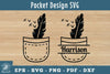 Feather in Pocket Silhouette Design Clipart Bundle