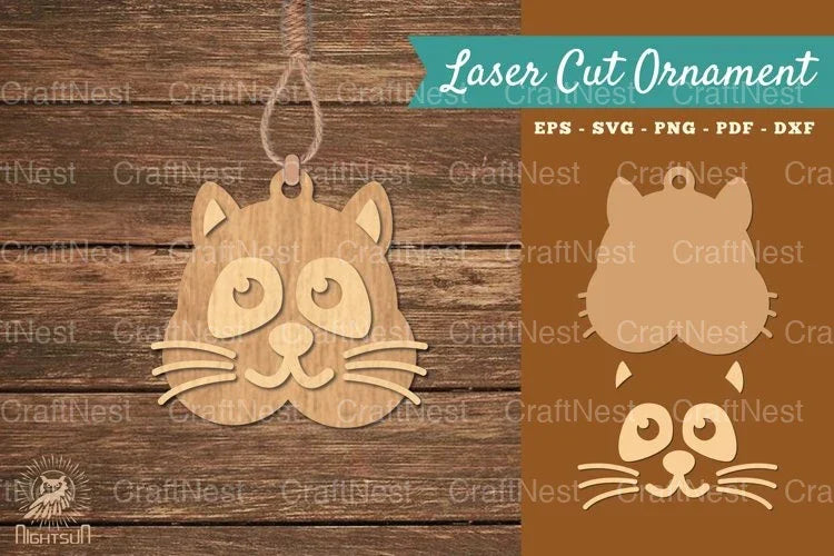 Ferret Laser Cut Ornament Clipart Bundle - CraftNest - Digital Crafting and Art