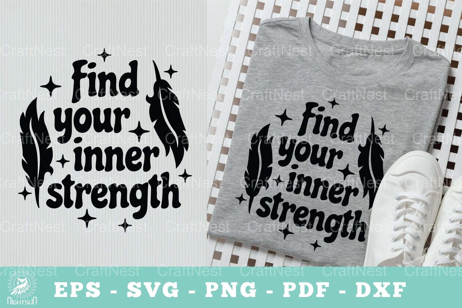 Find Your Inner Strength Motivational Clipart Bundle - CraftNest - Digital Crafting and Art
