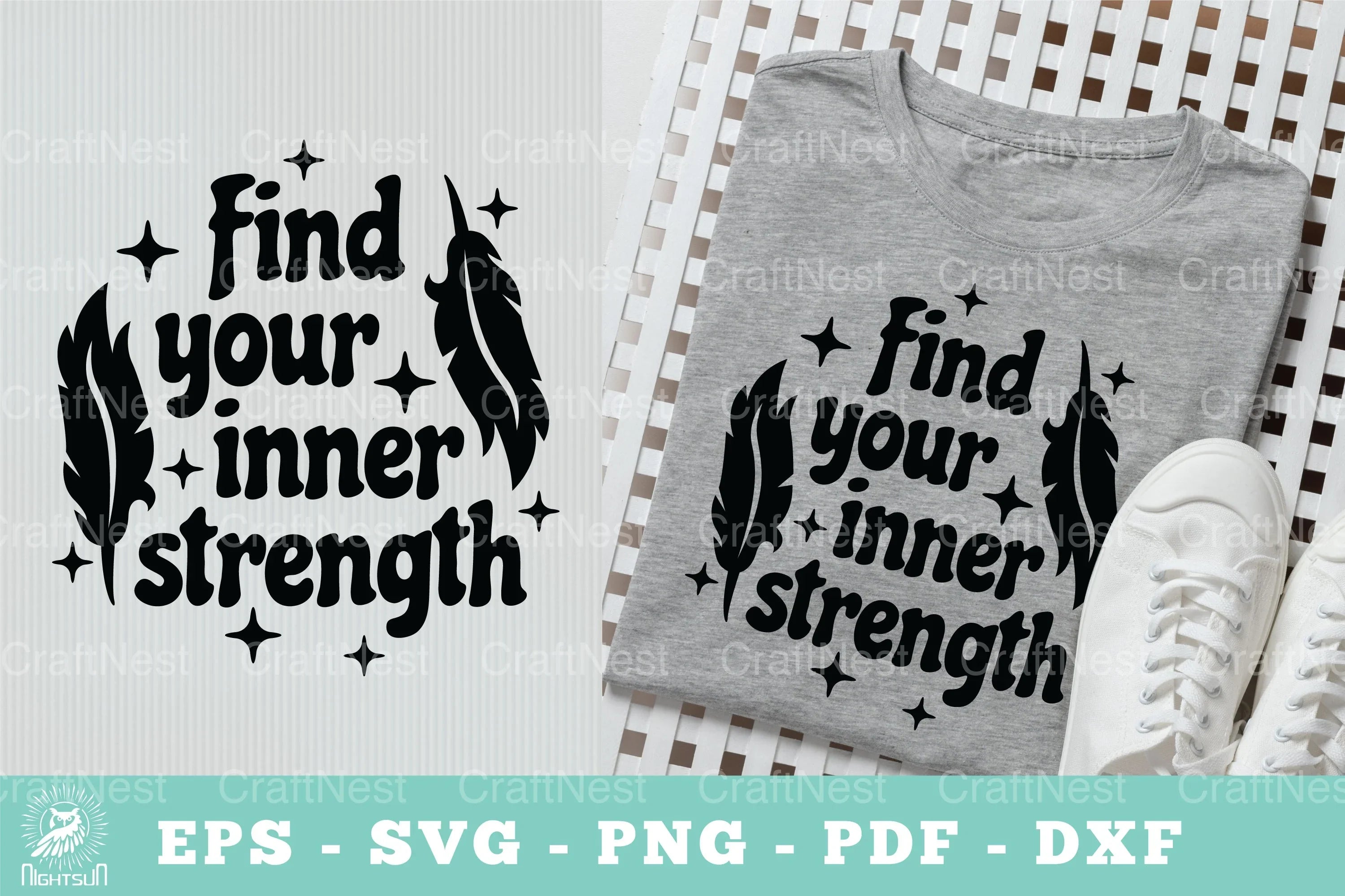 Find Your Inner Strength Motivational Clipart Bundle - CraftNest - Digital Crafting and Art