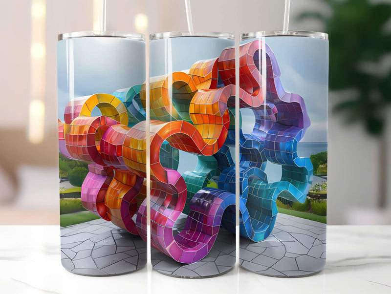 Fine Art Summer 5 Tumbler Wrap - CraftNest - Digital Crafting and Art