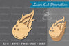 Fire Bowling Ball Laser Cut Decoration Clipart Bundle