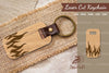 Fire Laser Cut Keychain Clipart Bundle