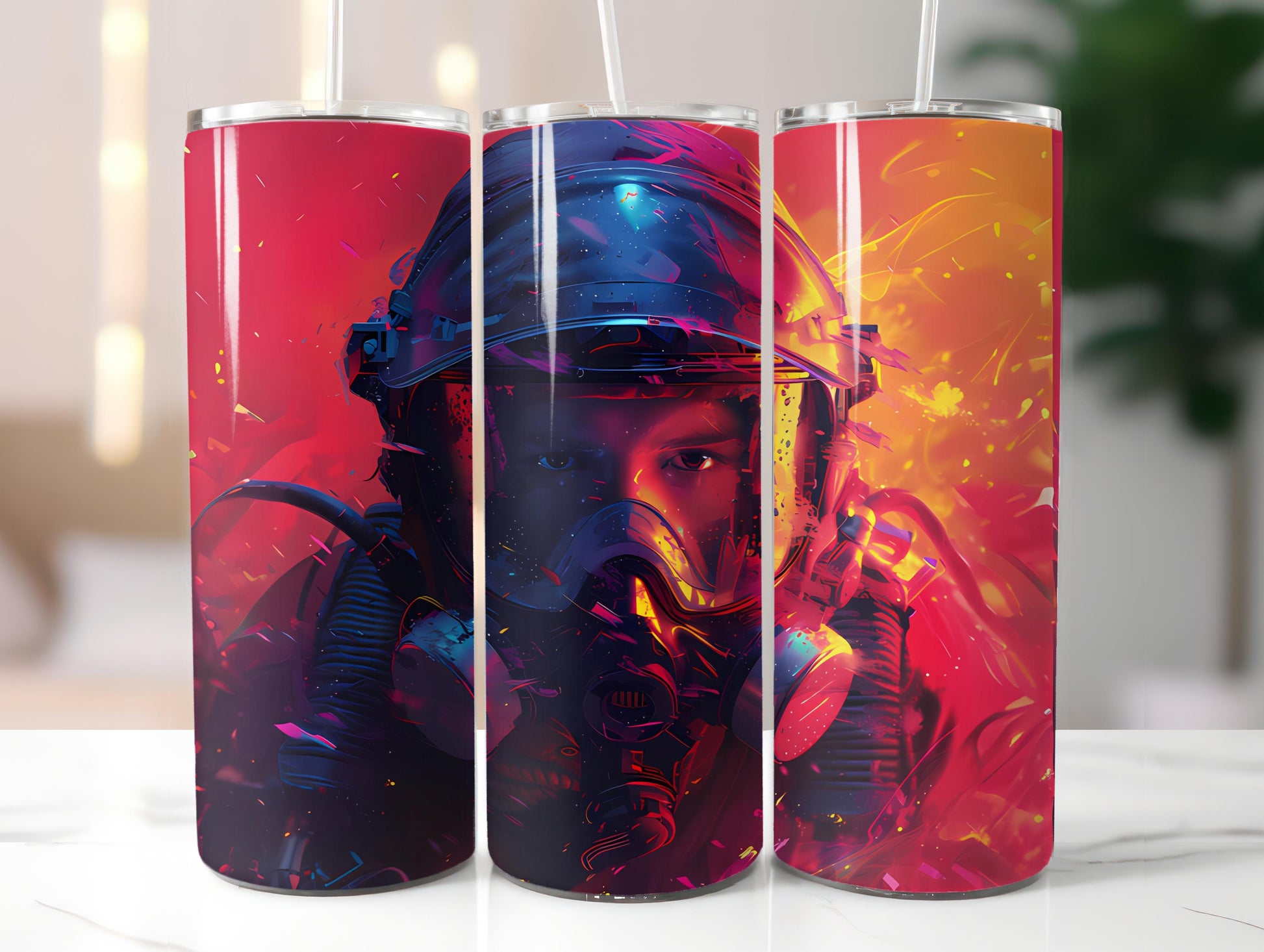 Firefighter Profession 1 Tumbler Wrap - CraftNest - Digital Crafting and Art