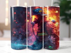 Firefighter Profession 4 Tumbler Wrap - CraftNest - Digital Crafting and Art