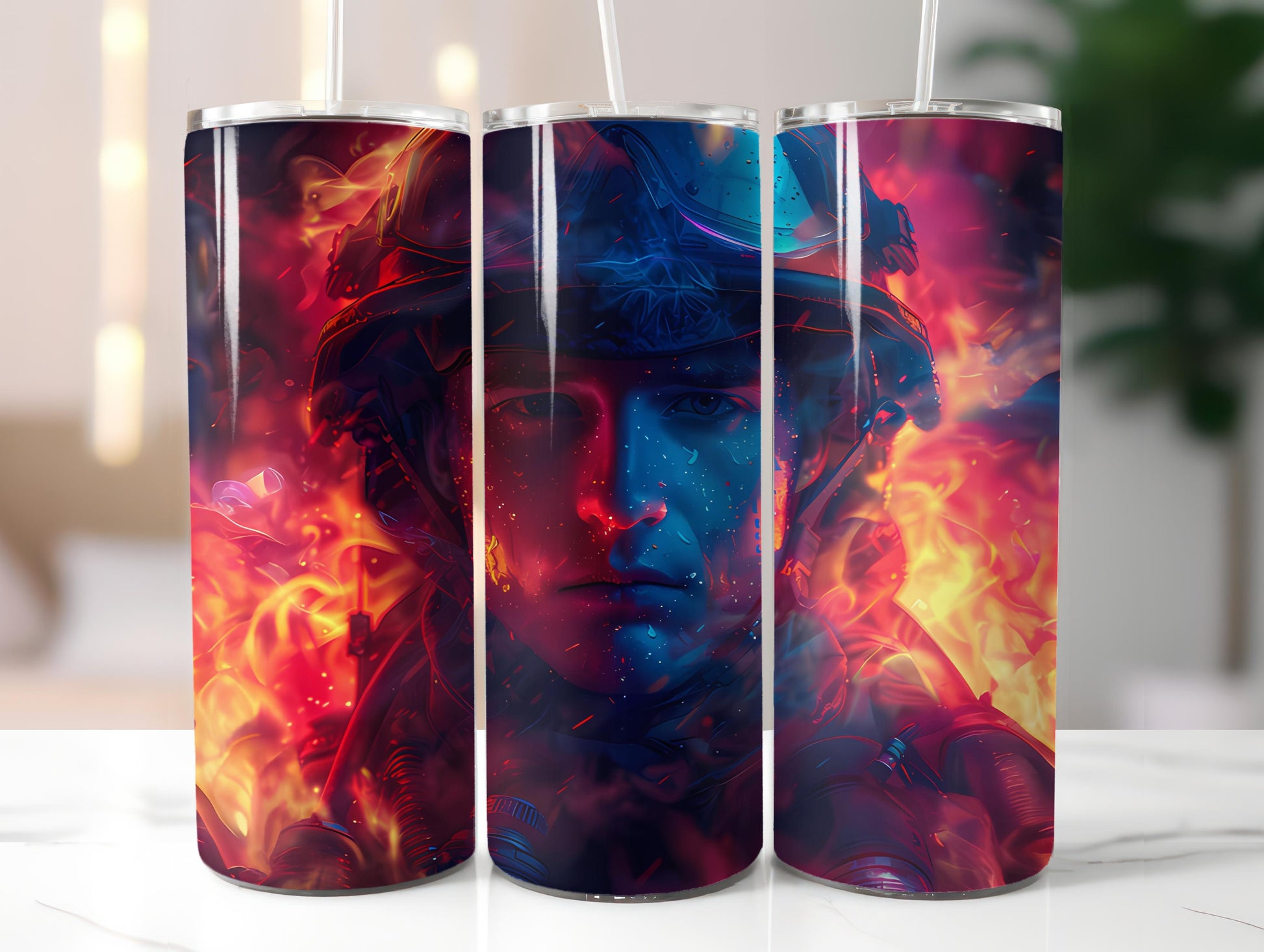 Firefighter Profession 1 Tumbler Wrap - CraftNest - Digital Crafting and Art