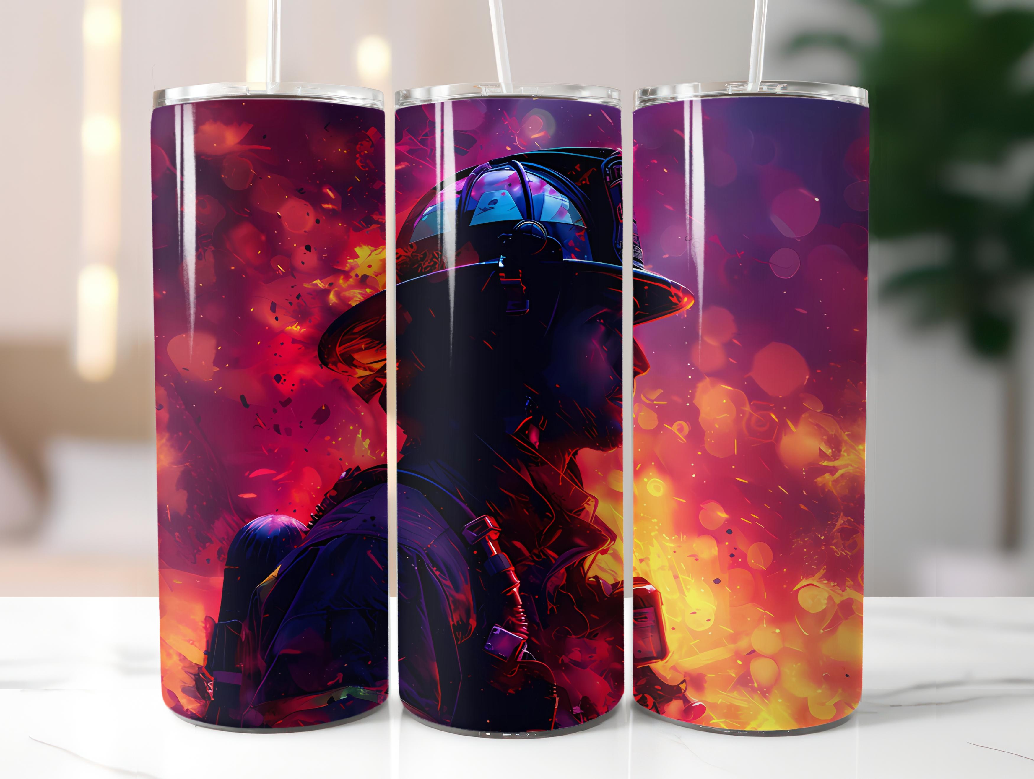Firefighter Profession 1 Tumbler Wrap - CraftNest - Digital Crafting and Art