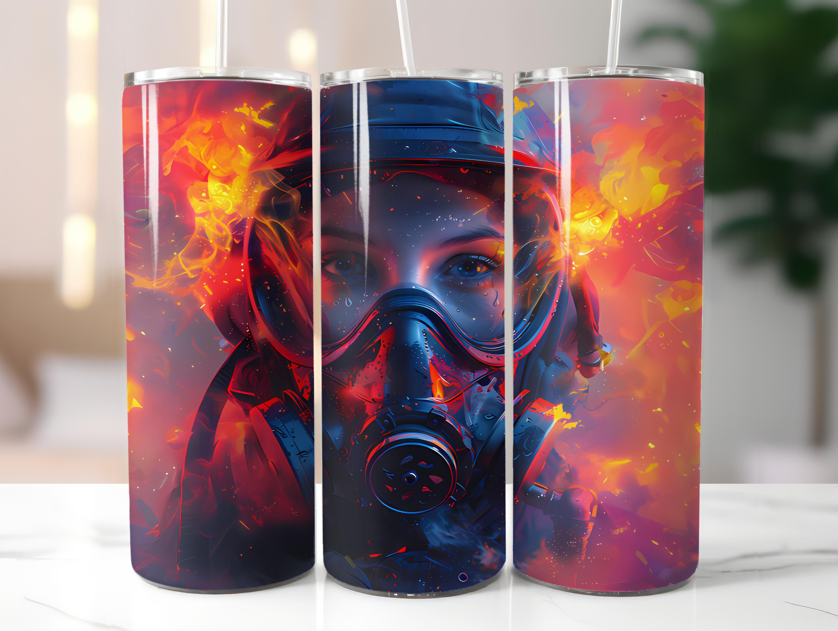 Firefighter Profession 2 Tumbler Wrap - CraftNest - Digital Crafting and Art