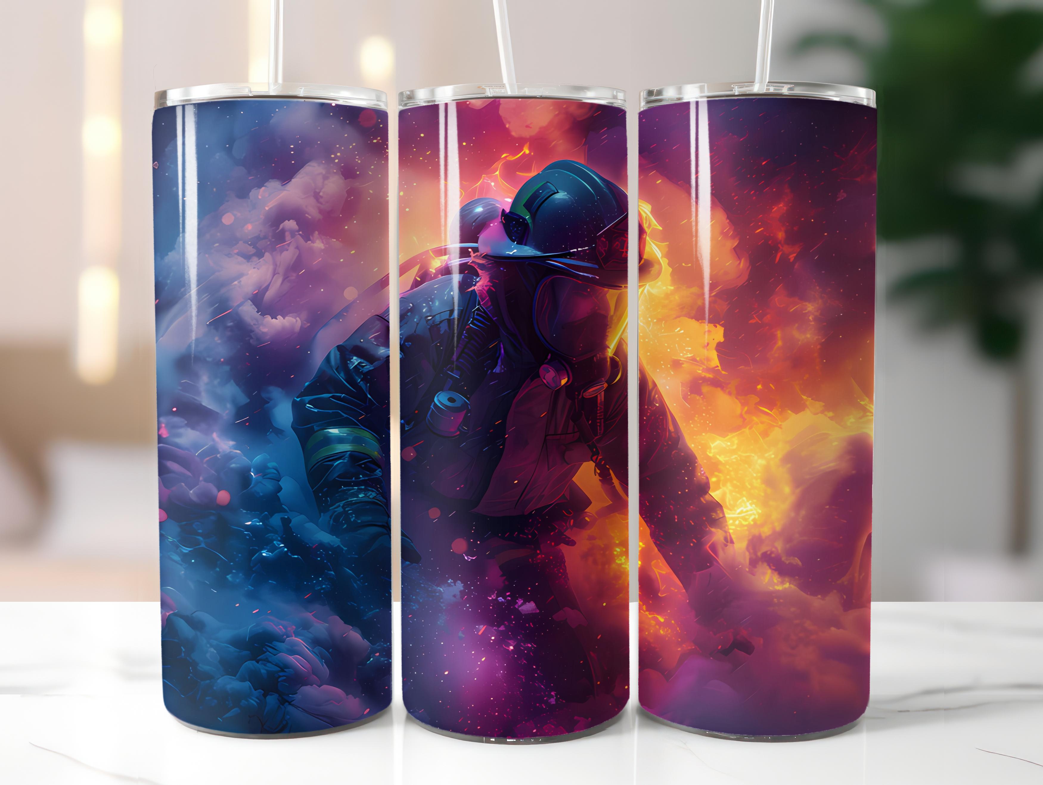 Firefighter Profession 4 Tumbler Wrap - CraftNest - Digital Crafting and Art