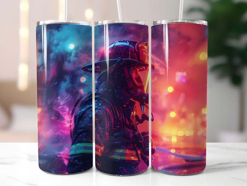 Firefighter Profession 2 Tumbler Wrap - CraftNest - Digital Crafting and Art