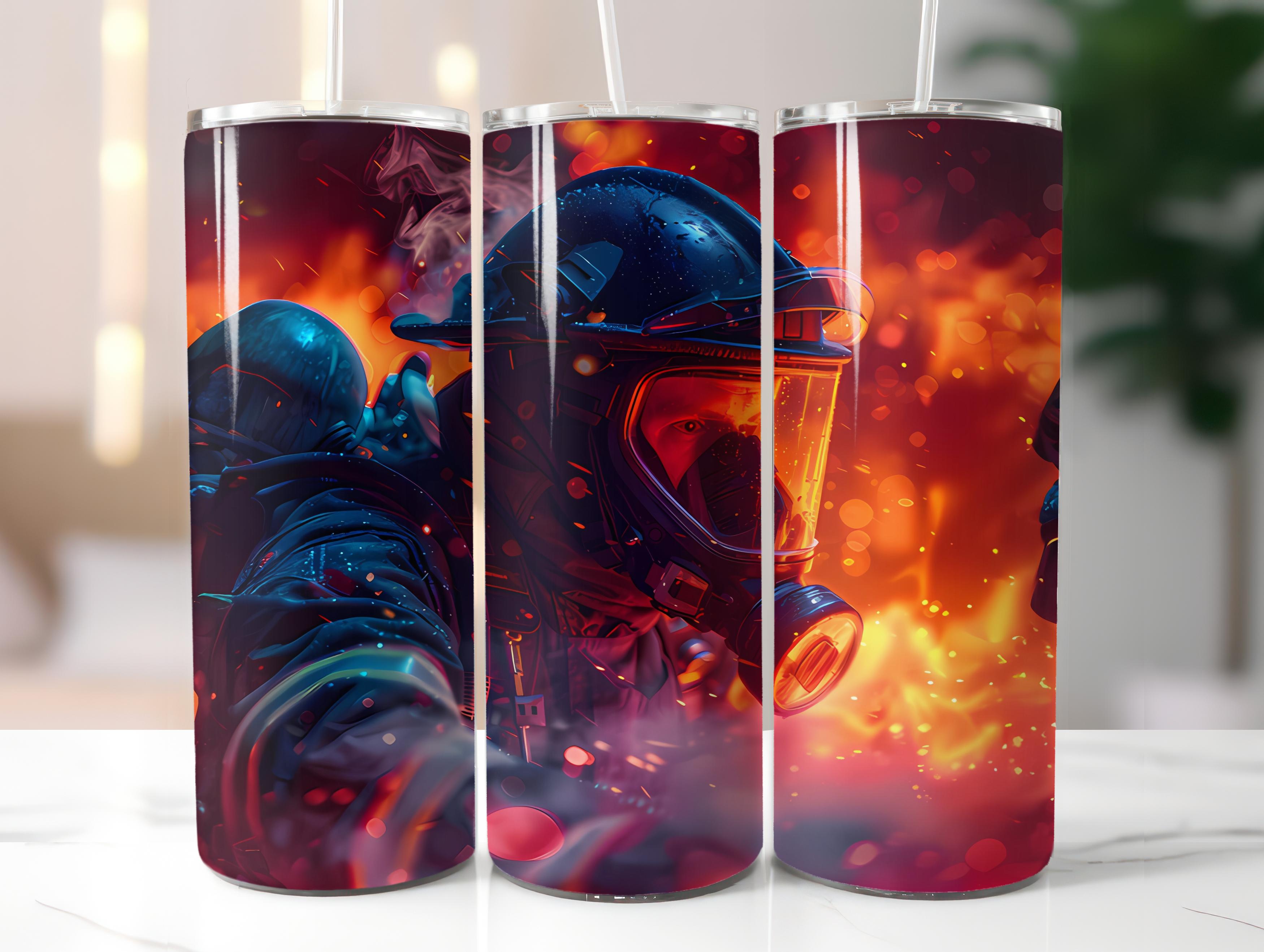 Firefighter Profession 2 Tumbler Wrap - CraftNest - Digital Crafting and Art