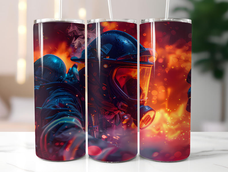 Firefighter Profession 2 Tumbler Wrap - CraftNest - Digital Crafting and Art