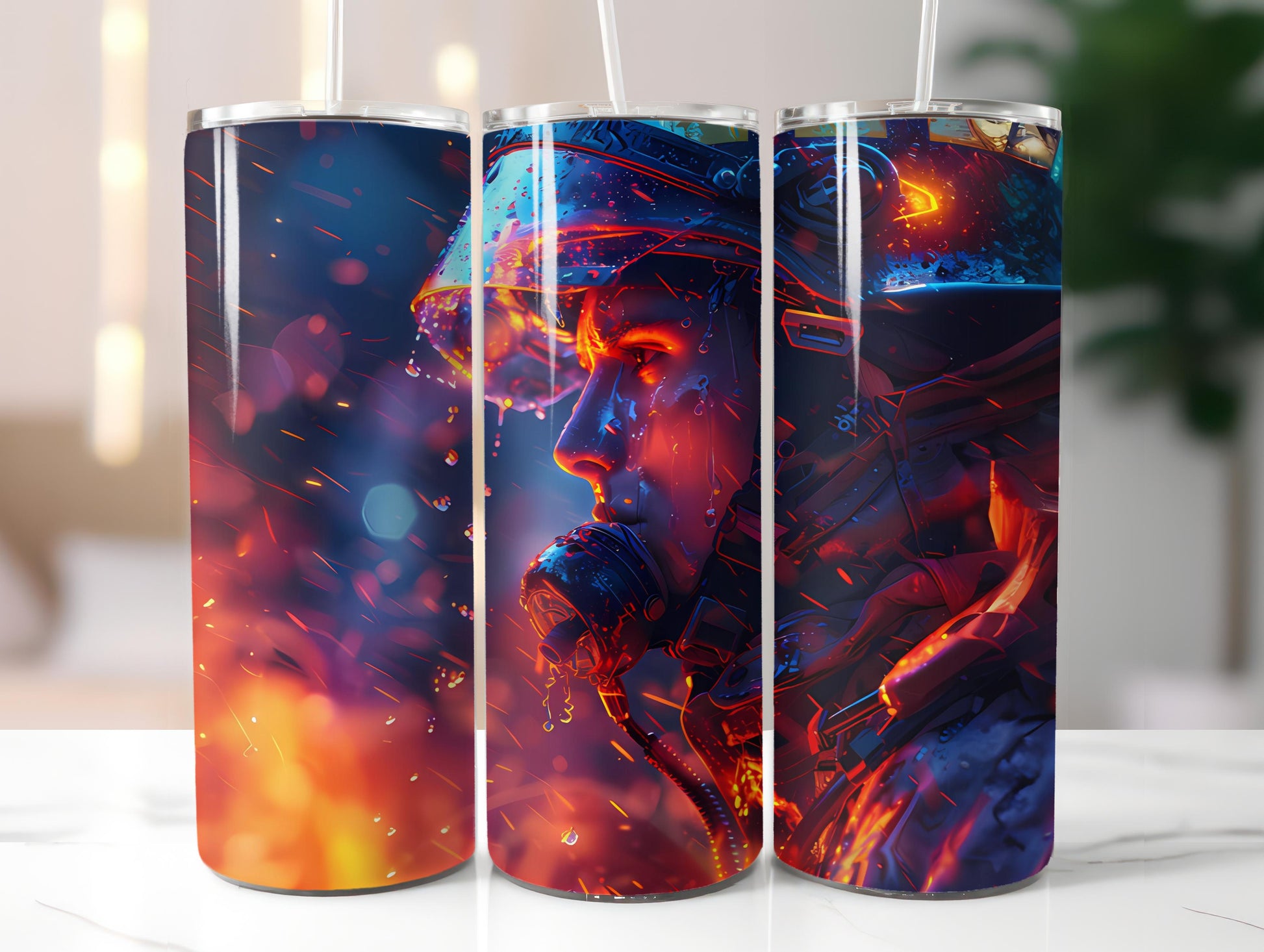 Firefighter Profession 1 Tumbler Wrap - CraftNest - Digital Crafting and Art