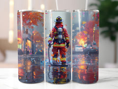 Firefighter Profession 4 Tumbler Wrap - CraftNest - Digital Crafting and Art