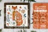 First Fox Folk Art Papercut SVG Bundle
