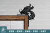Fish Door Corner Lasercut SVG Bundle