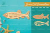 Fish Laser Cut Decoration Clipart Bundle