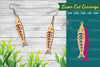 Fish Laser Cut Earrings Design Bundle