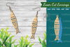 Fish Laser Cut Earrings Design Bundle