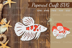 Fish Paper Cut SVG Bundle - CraftNest - Digital Crafting and Art
