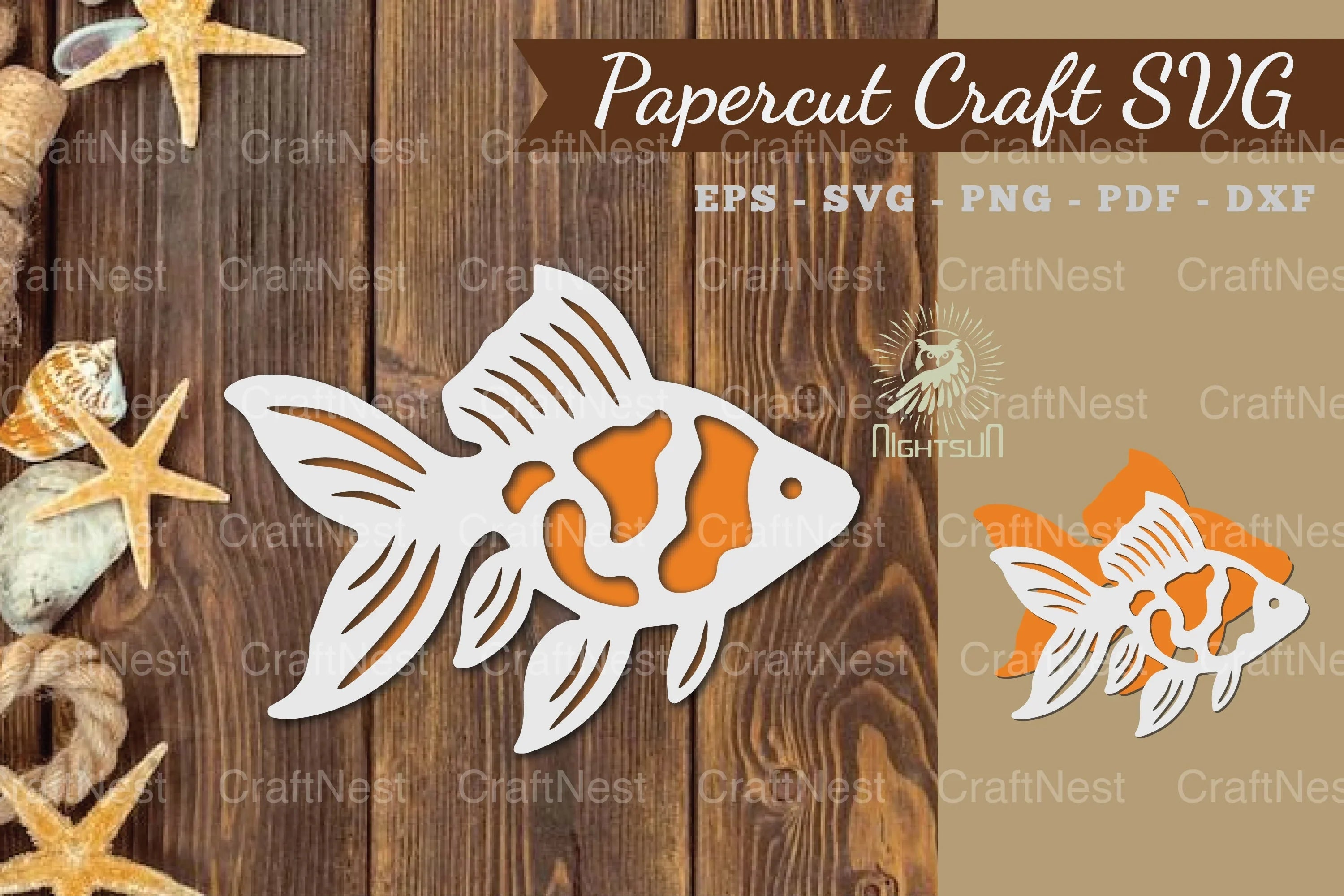 Fish Paper Cut SVG Bundle - CraftNest - Digital Crafting and Art