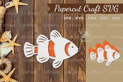 Fish Paper Cut SVG Bundle - CraftNest - Digital Crafting and Art