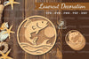 Fish Round Lasercut Decoration Clipart Bundle